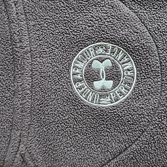 Black Under Armour full zip fleece jacket ladies Medium - Picture 6 of 9